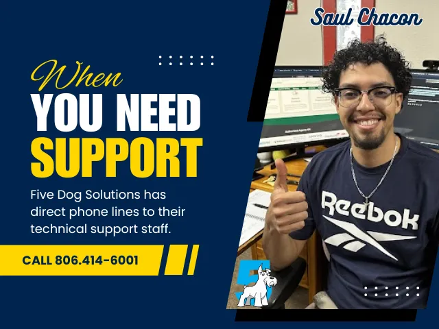 Five Dog Solutions Amarillo Team Support