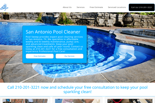 Amarillo Website Design - Pool Sweep