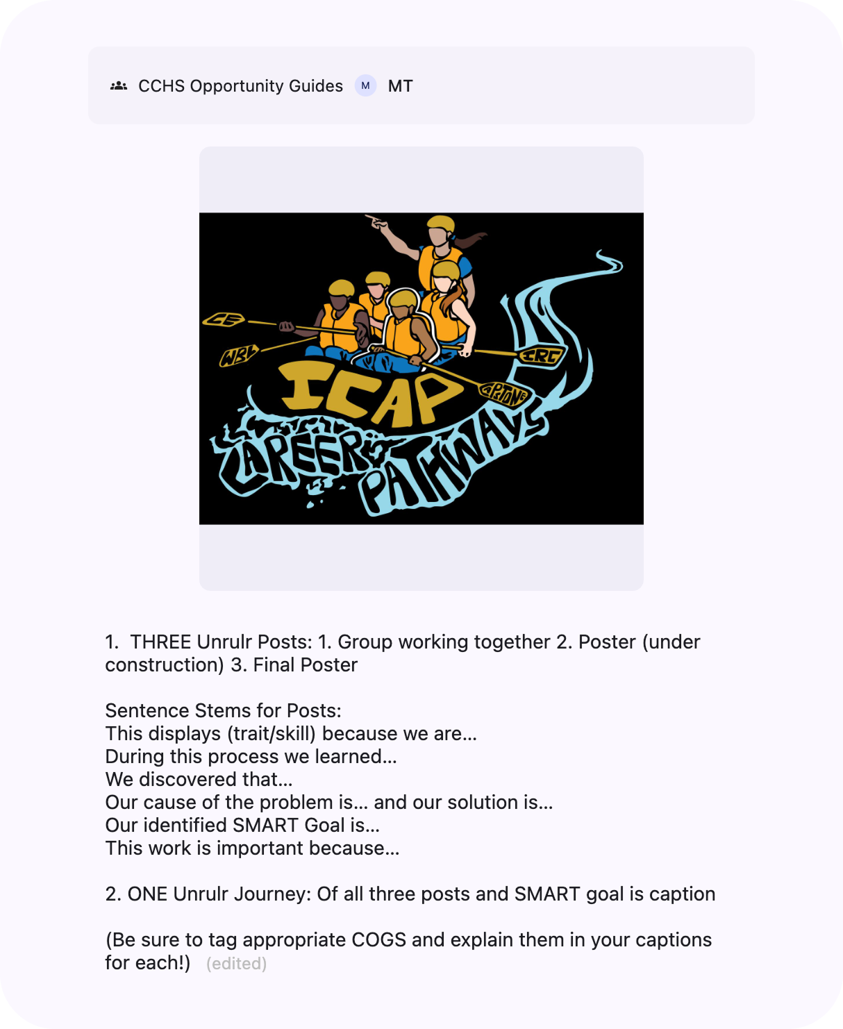 CCHS PD Unrulr Prompt