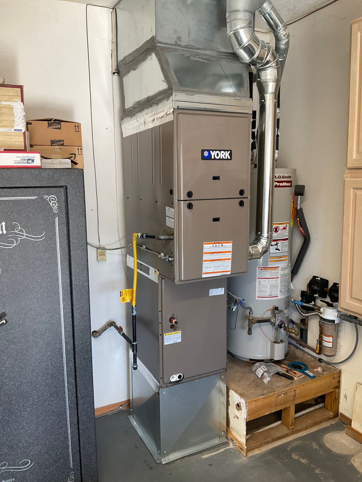 York furnace installation for new construction by MGP Mechanical in Albuquerque