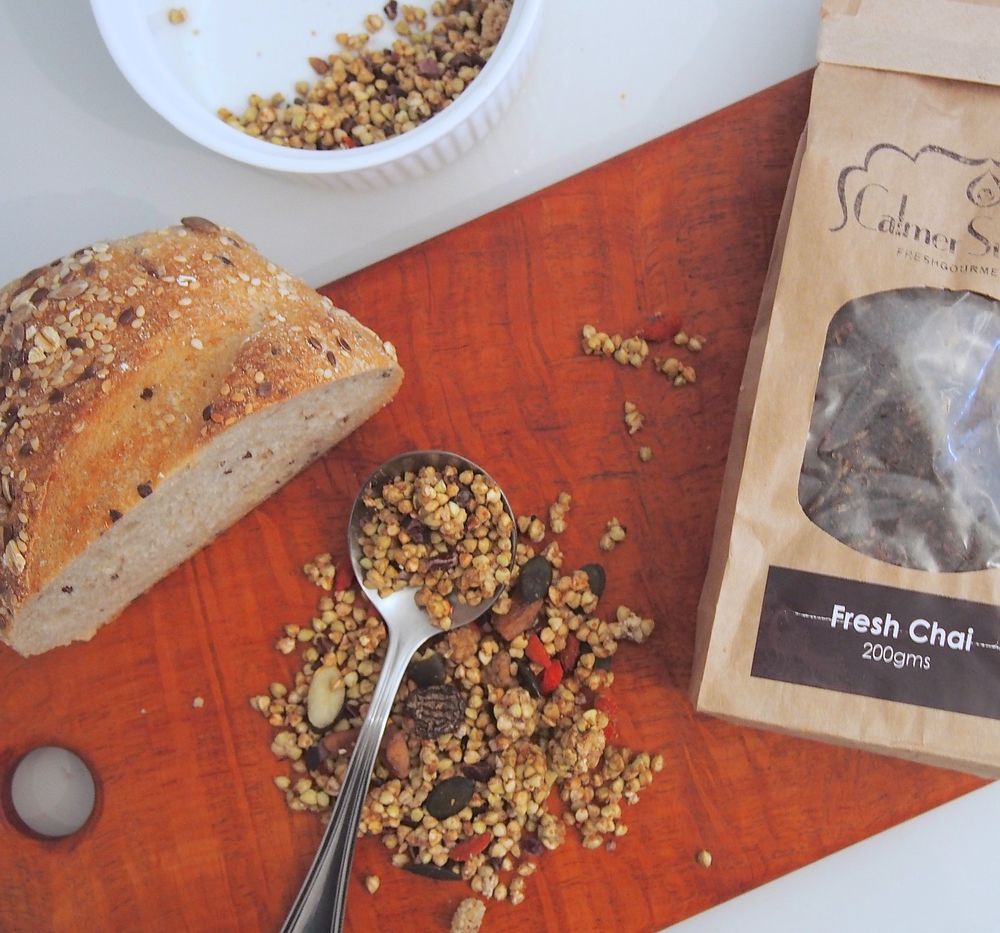 I love making a beautiful morning breakfasts! The fresh chai tea that I make to go with my breakfast is deliciously spicy!