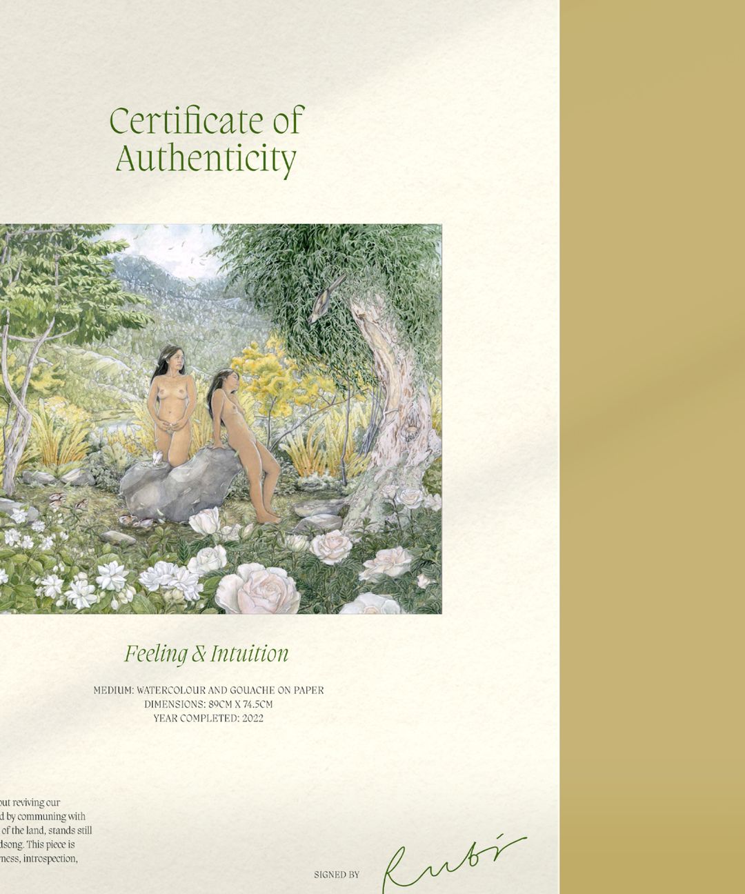 Holistic, strategic and intuitive design for Rubi Patricia