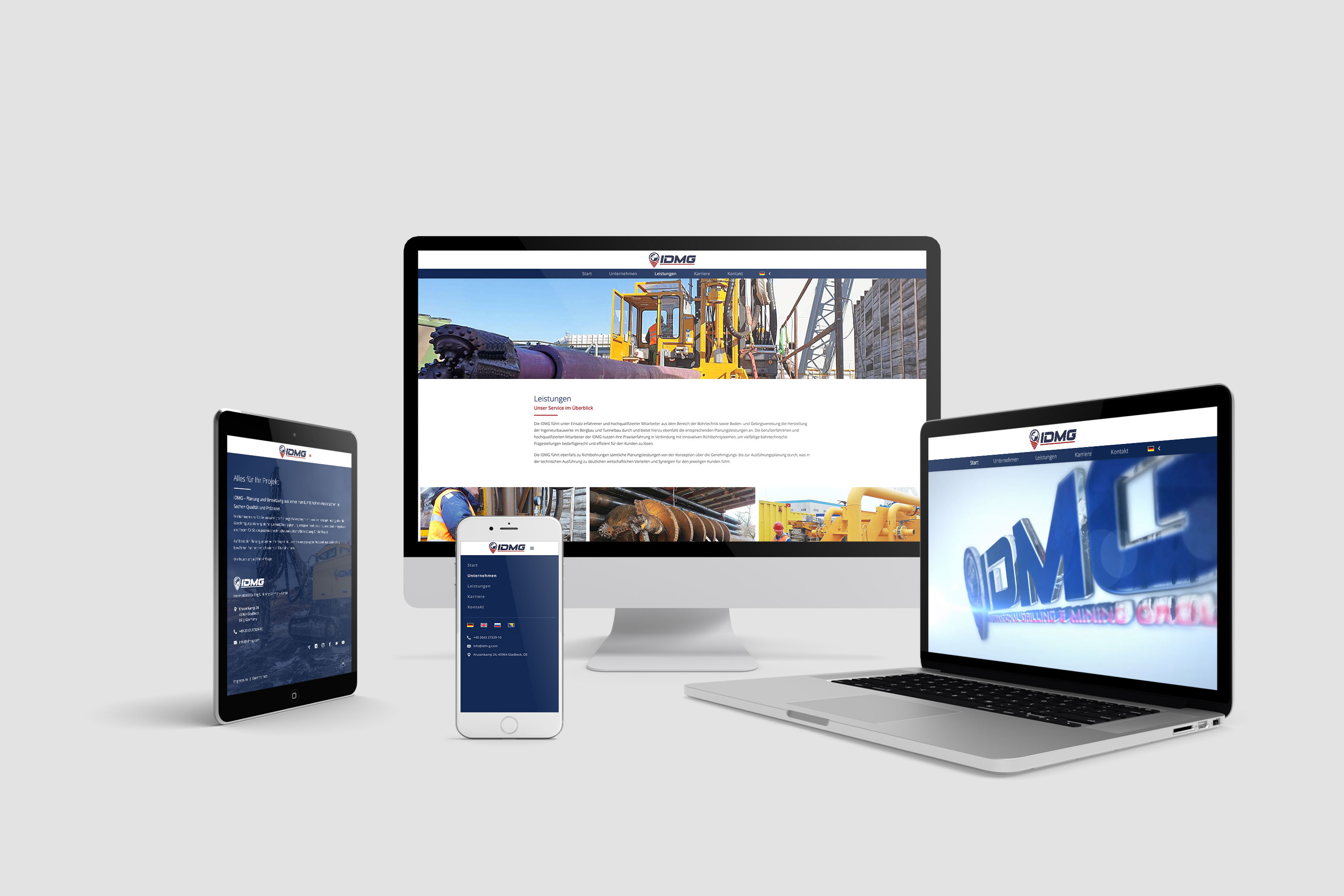 Projekt Projekte unseres Kunden IDMG