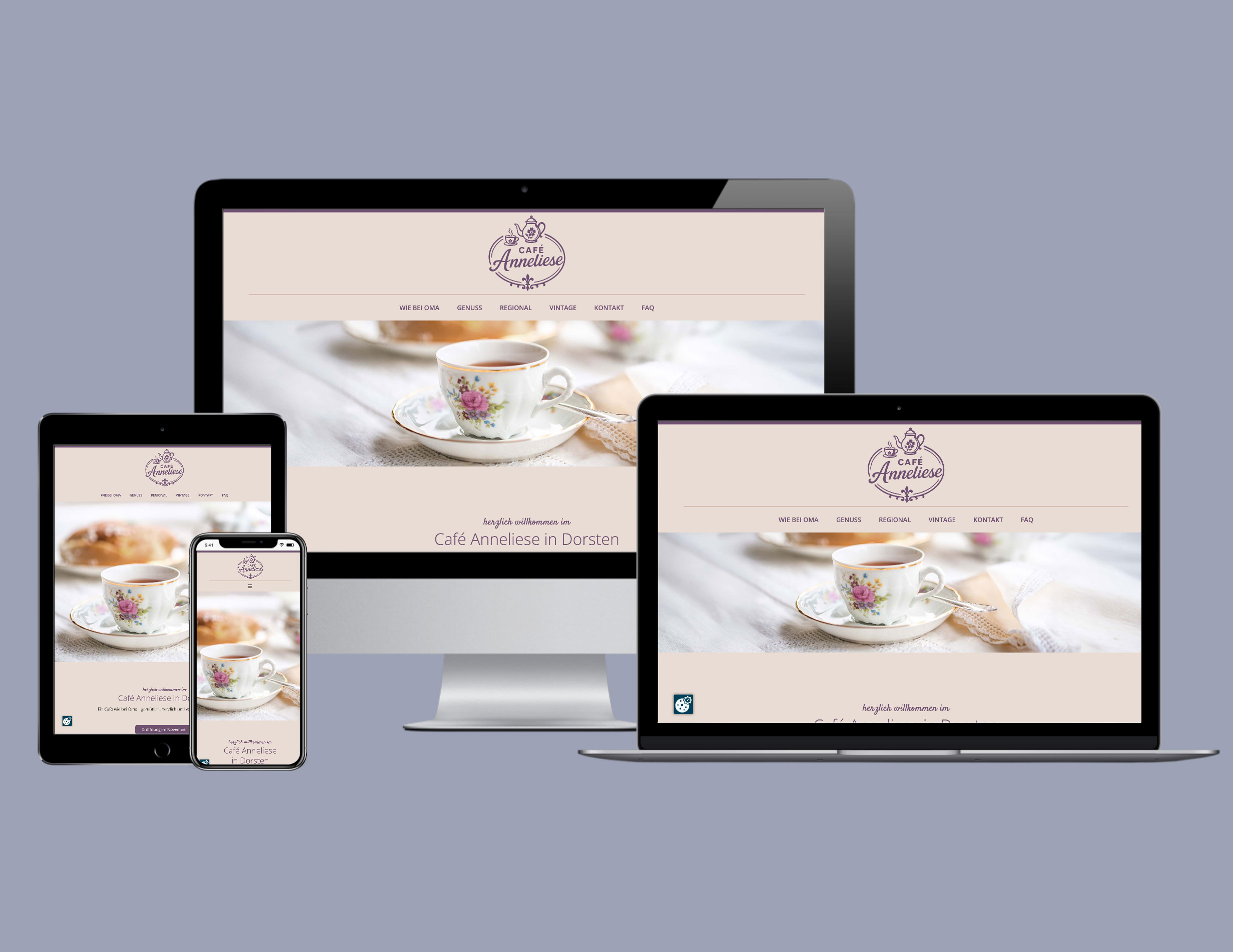 Café Anneliese Titelbild des Kundenprojekts