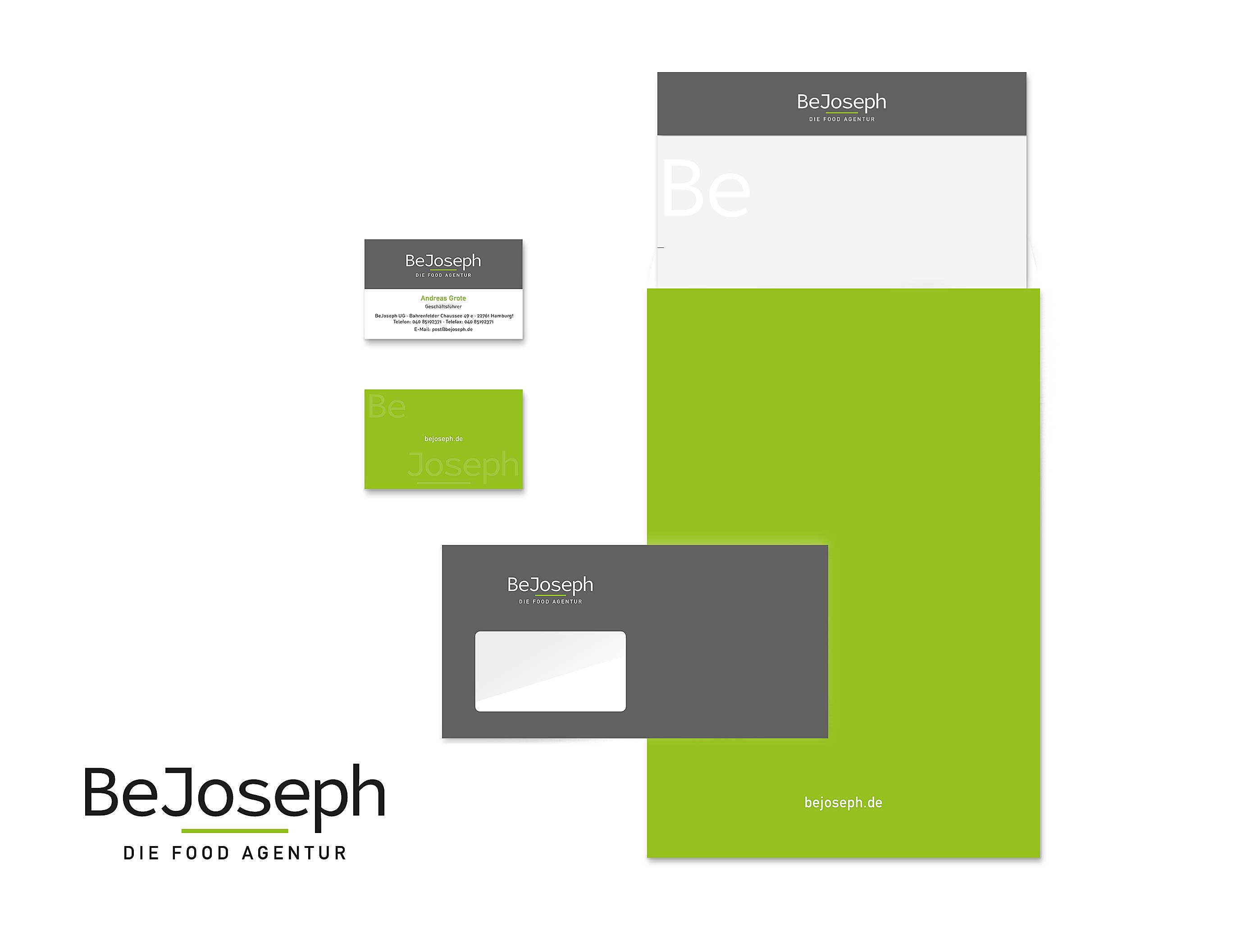 Projekt Geschäftsausstattung von BeJoseph – Die Food Agentur
