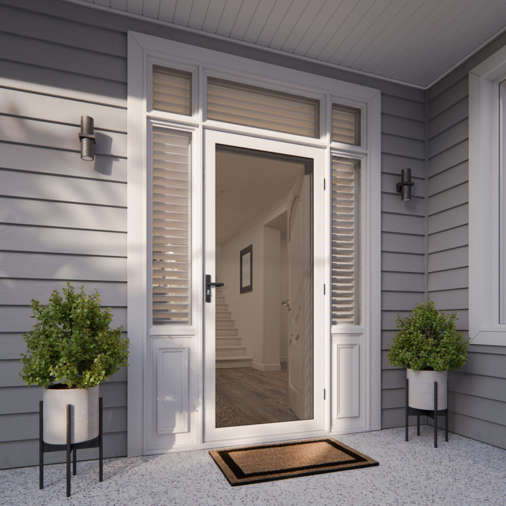 Doors with security lock