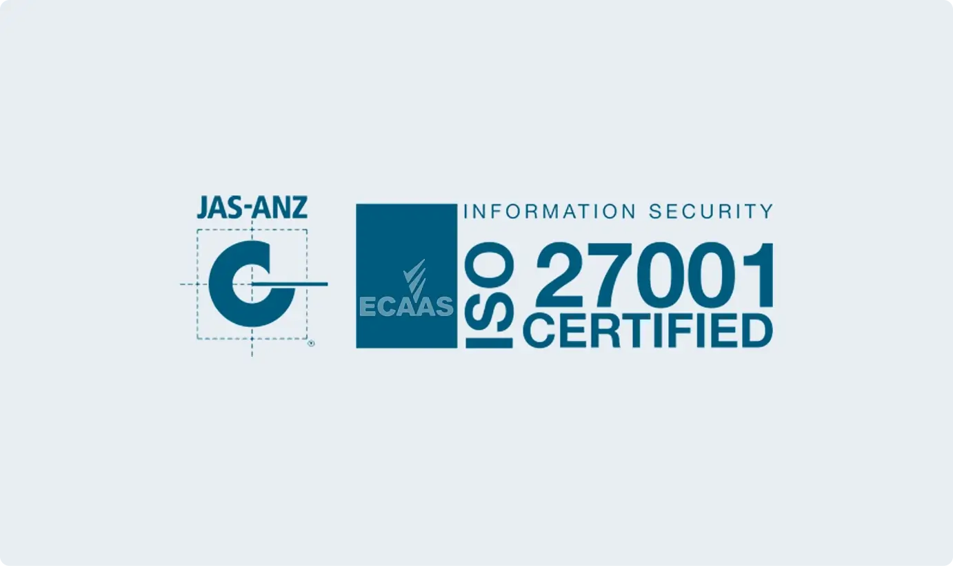 ISO 27001 certified logo