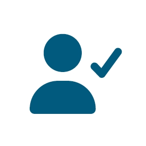Leader check icon