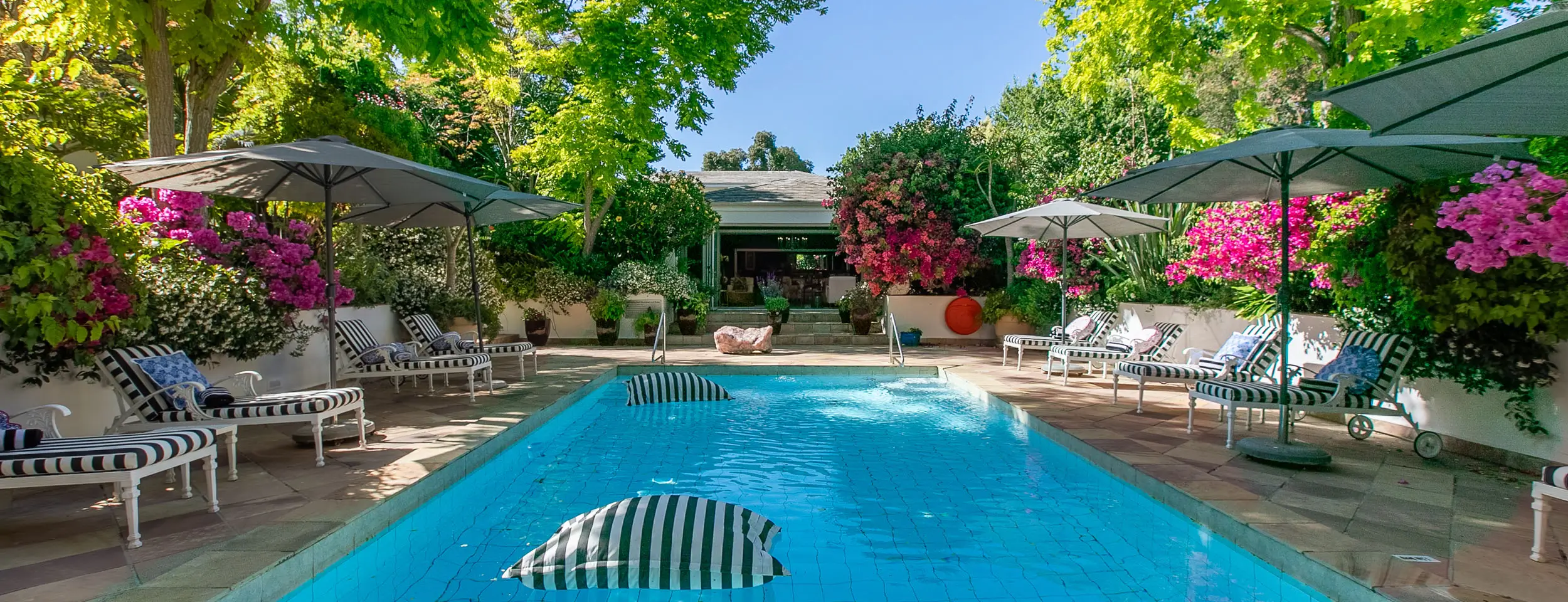 A garden oasis in South Africa's oldest wine area