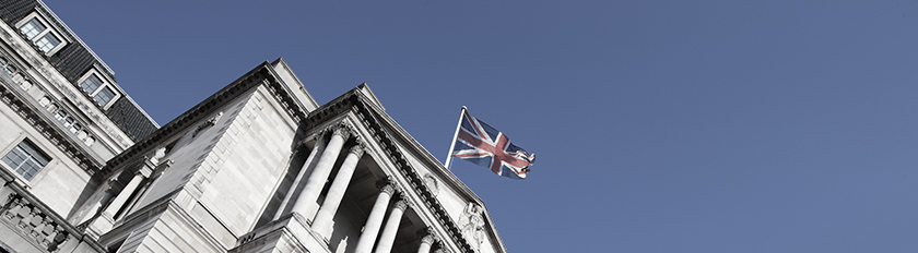 Skybound Wealth Budget Update - UK flag on building