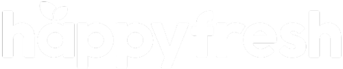 HappyFresh white logo