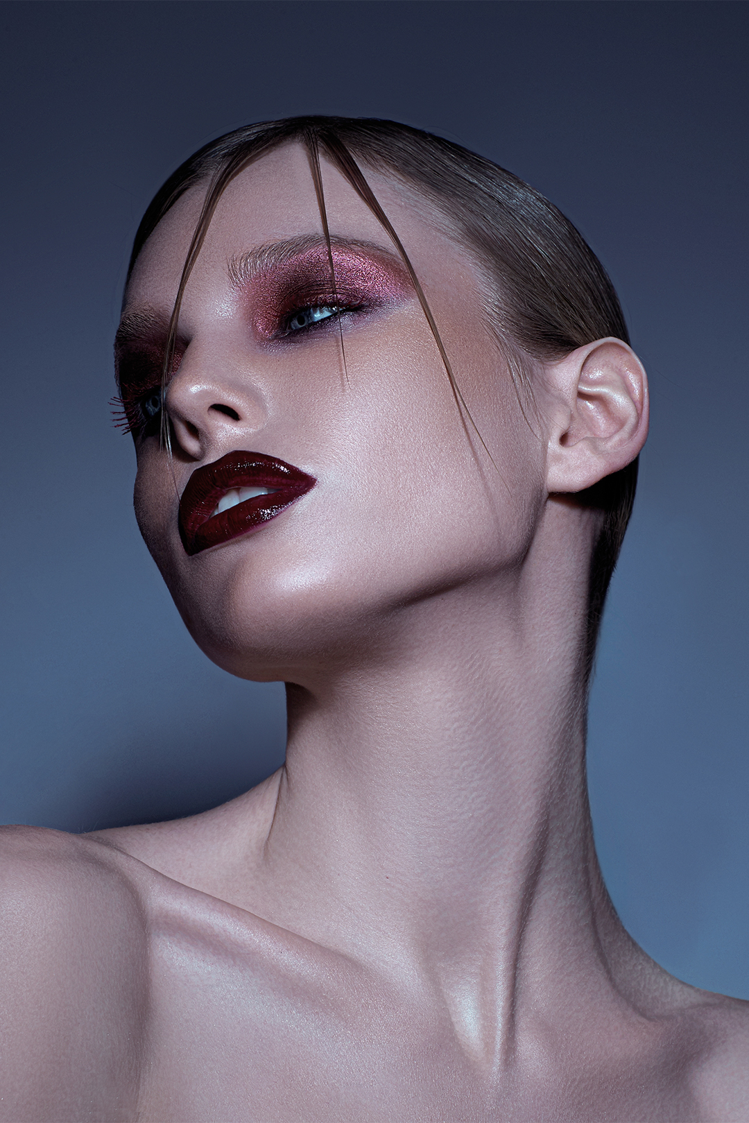 Beauty Make-up Portrait mit dramatischem Look – Fotoshooting Zürich