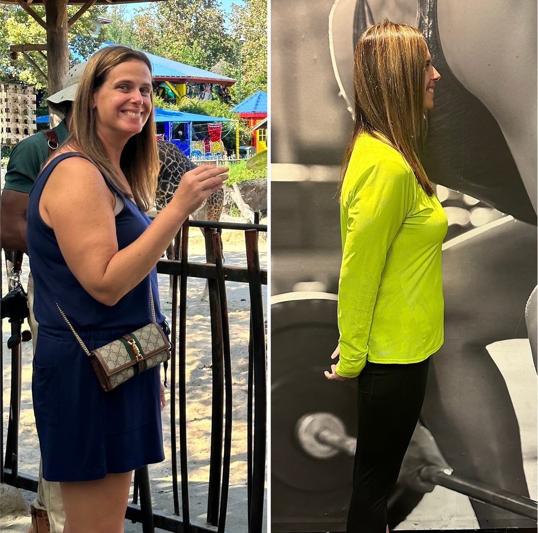 Before and after: women's fat loss transformation with UTG personal training in Bergen County, NJ