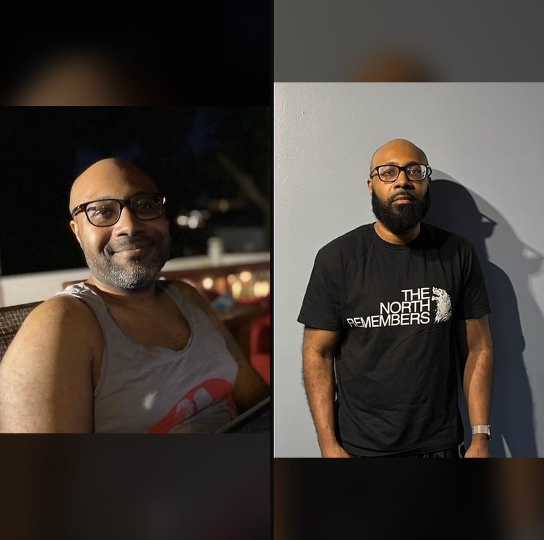 Before and after: 220 to 184 pound weight loss with UTG personal training in Bergen County, NJ