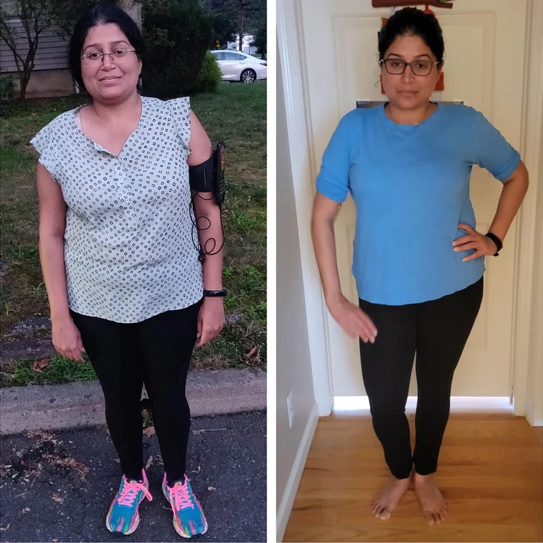 Womens weight loss transformation at UTG Personal Training in Westwood NJ