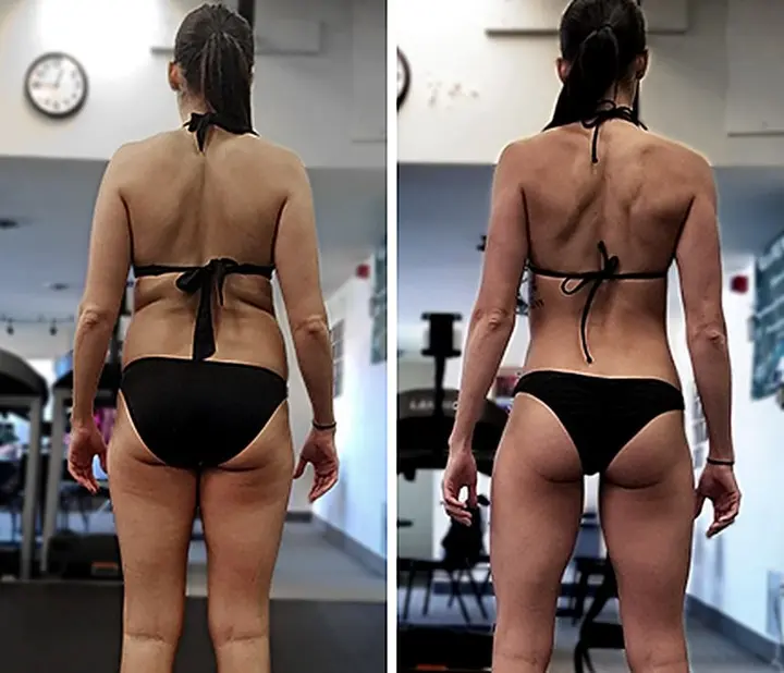Carlin fat loss and glute building transformation