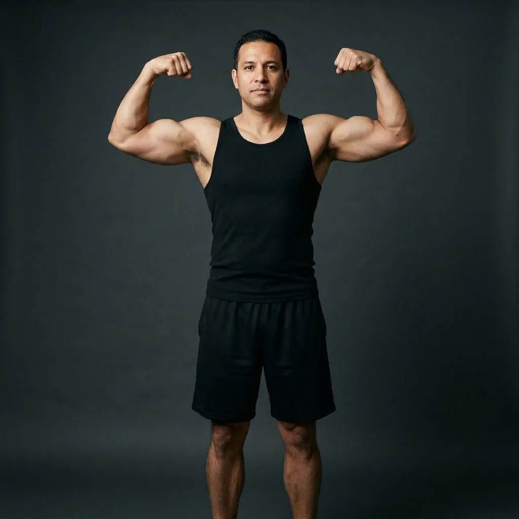 Illustration of a stronger build after training