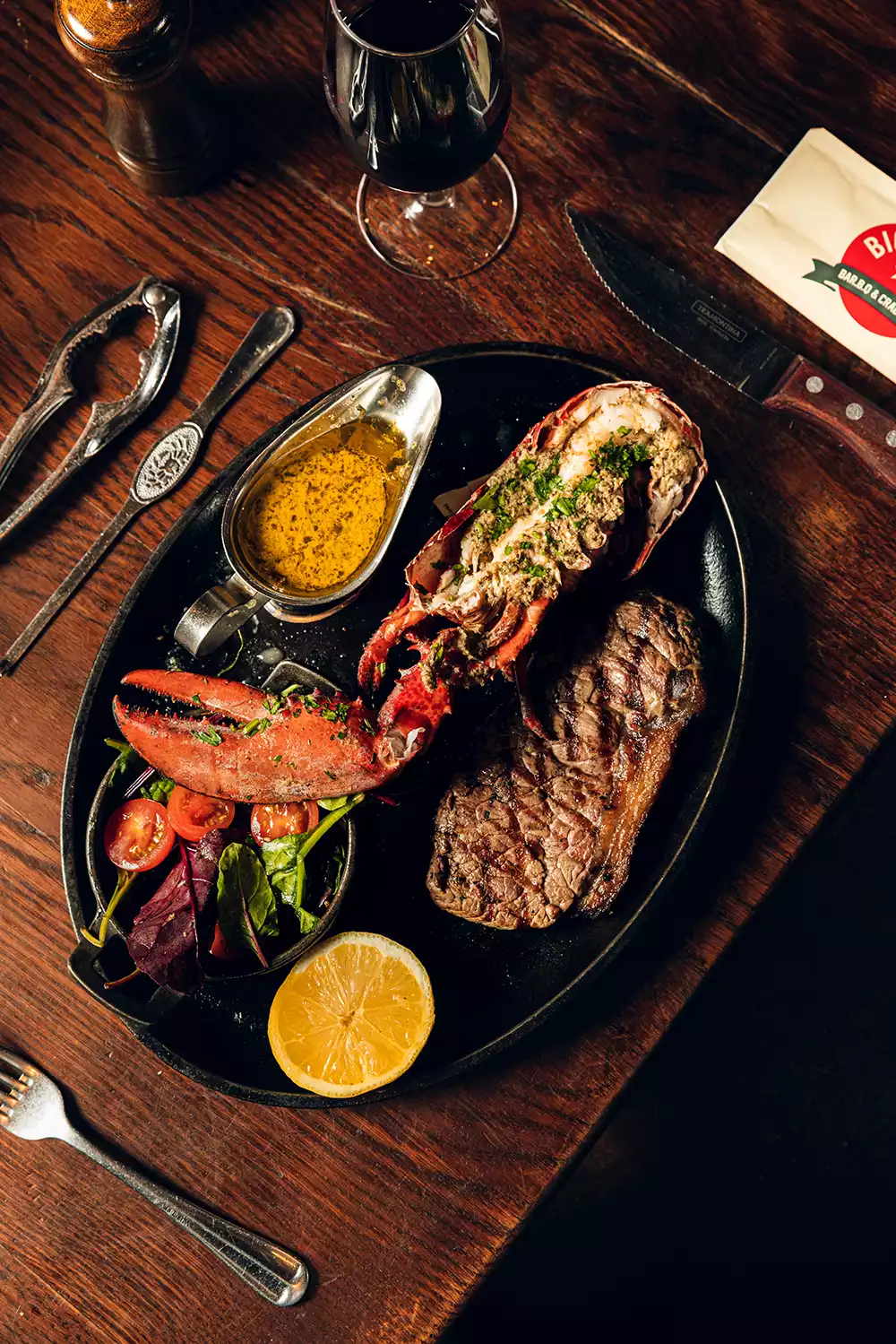 lobster or steak