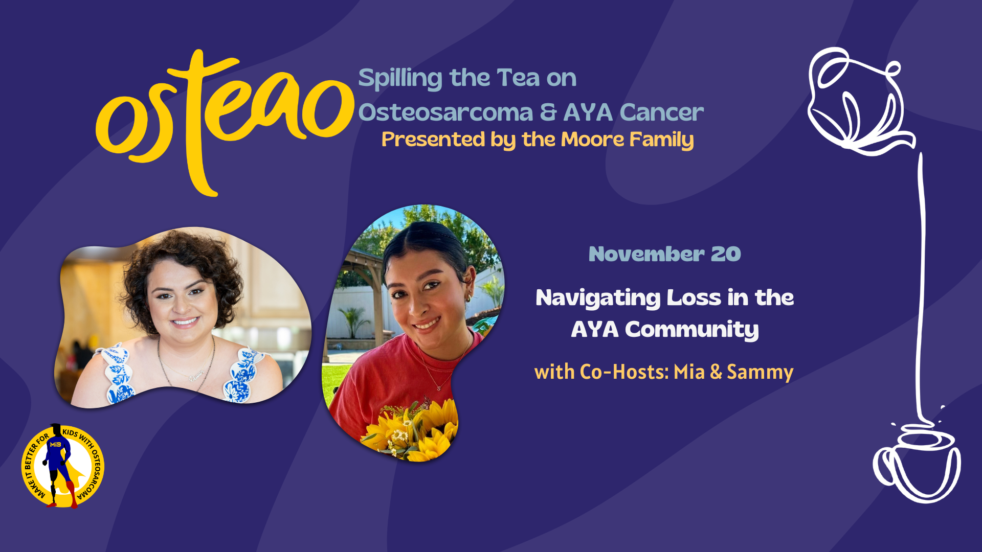 November osTEAo: Navigating Loss in the AYA Community