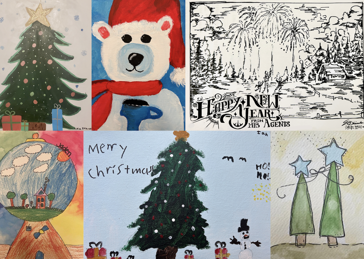 Meet the Artists Behind the 2025 MIB Holiday Cards