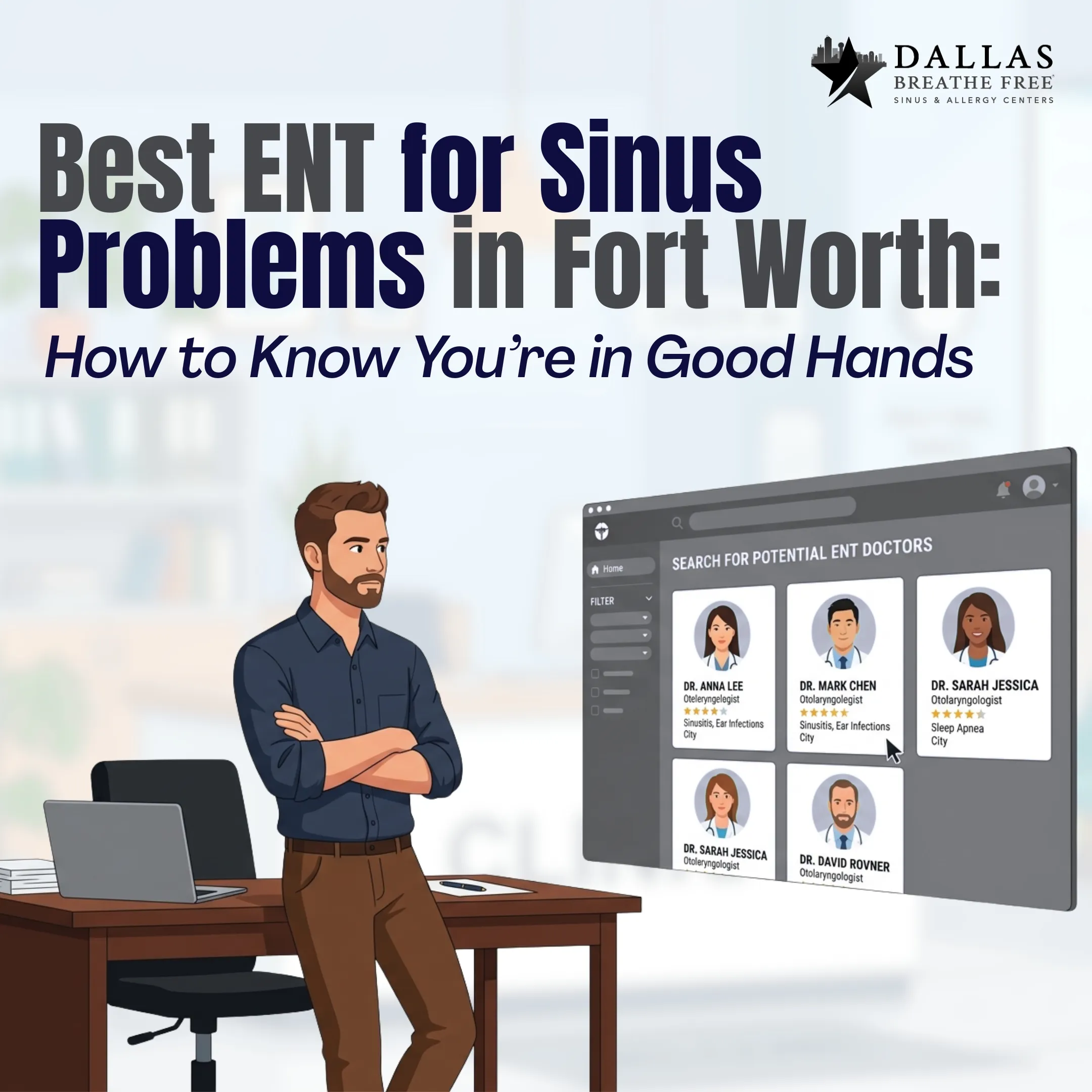 Best ENT for Sinus Problems in Fort Worth: How to Know You’re in Good Hands