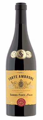 Forte Ambrone wine brand wine bottle front view