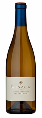 Ruscak Vineyards Chardonnay white wine bottle and front wine label