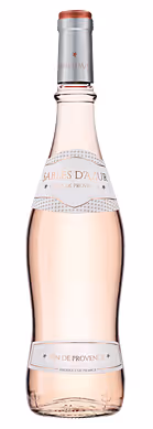 Sables dAzur brand Rosé wine bottle front view