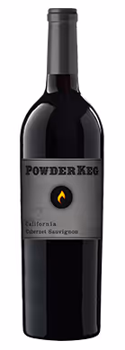 Powder Keg wine brand front view of Cabernet Sauvignon and wine label