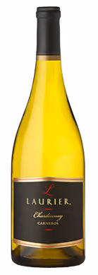 Laurier brand Carneros Chardonnay 750ml wine bottle front view with wine label