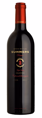 Summers Estate Reserve Cabernet Sauvignon wine bottle front view