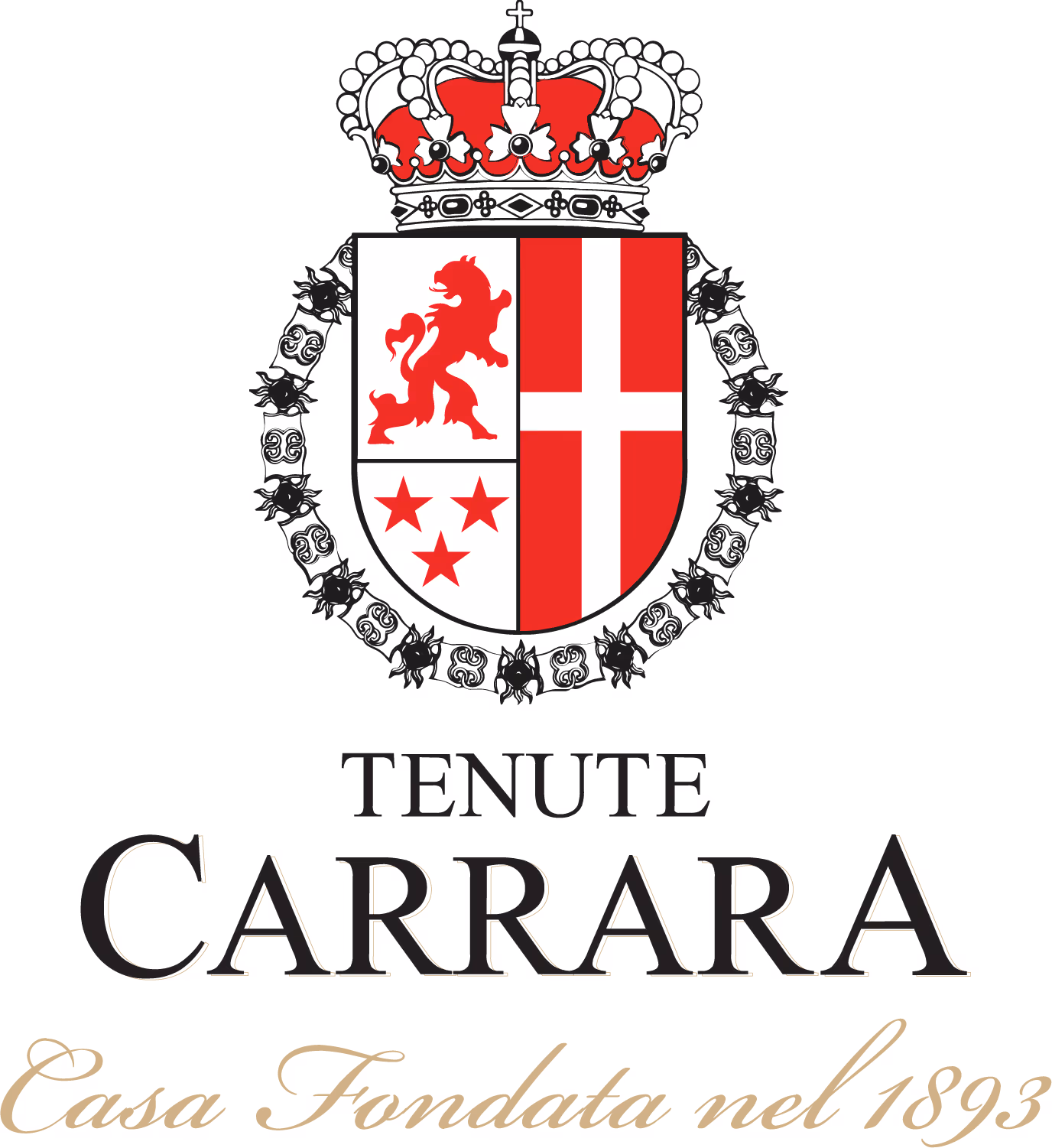 Tenute Carrara Logo with Italian phrase 'Casa Fondata nel 1893' written below