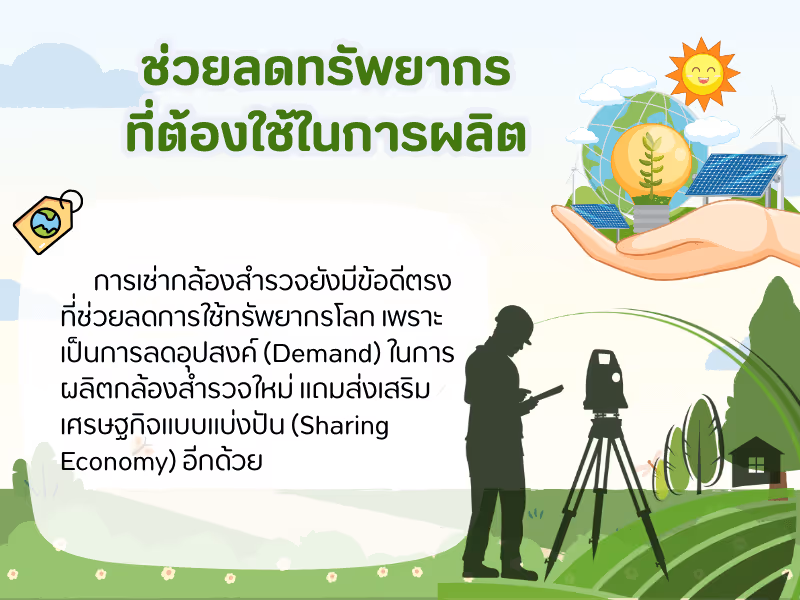2. ช่วยลดทรัพยากรที่ต้องใช้ในการผลิต