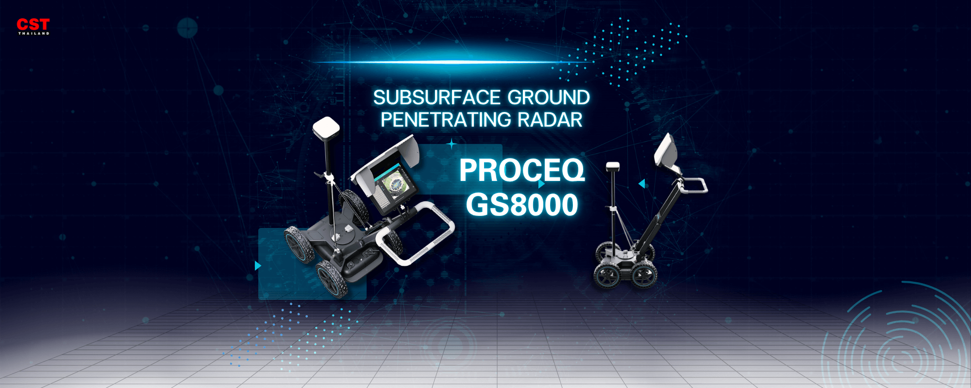 GPR: เผยโลกใต้ดินที่คุณมองไม่เห็น ด้วยเรดาร์ทะลุทะลวงพื้นดิน GS8000