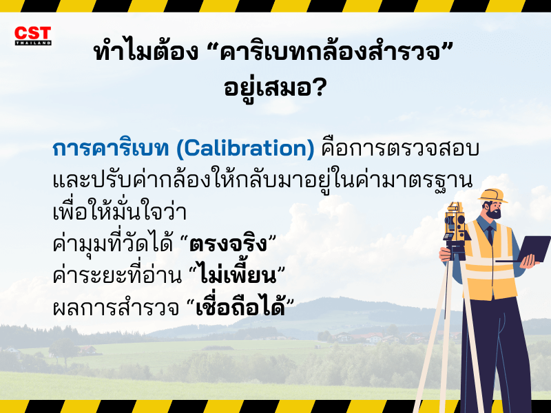 ทำไมต้อง “คาริเบรทกล้องสำรวจ” อยู่เสมอ?