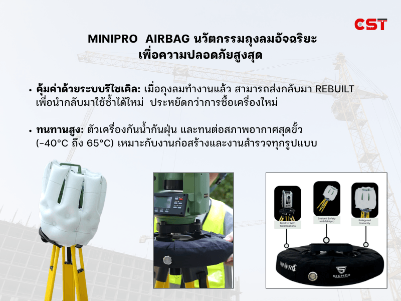 MiniPro Airbag นวัตกรรมถุงลมอัจฉริยะ เพื่อความปลอดภัยสูงสุด