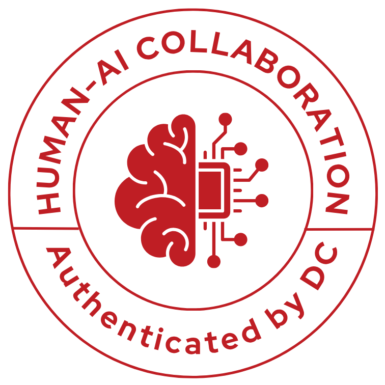 Human-AI Collaboration Authenticated Badge