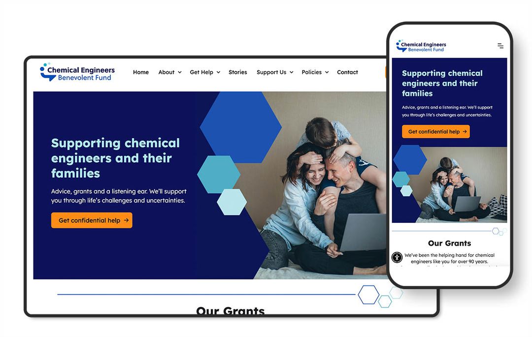 Design Kind charity design for Chemical Engineers Benevolent Fund