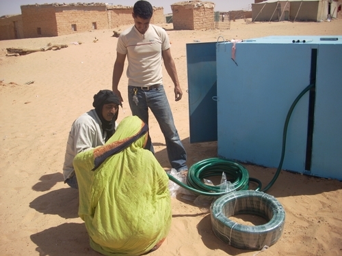 Mejora del abastecimiento de agua en los campamentos de refugiados saharauis de Tindouf, Argelia