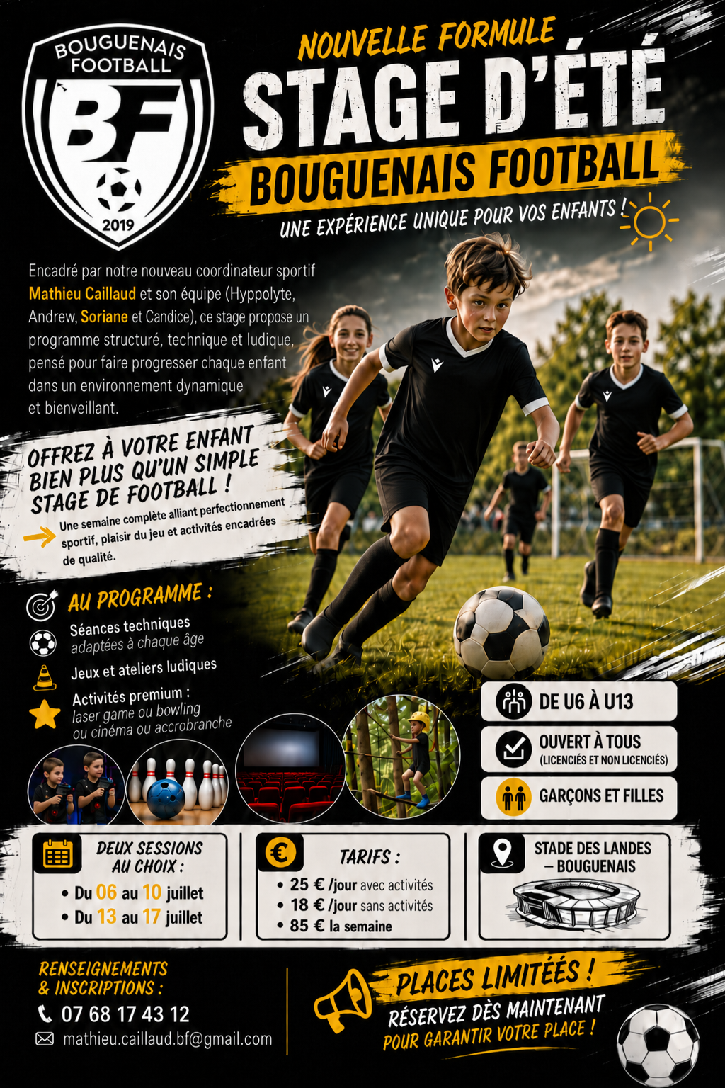 ⚽ STAGE DE FOOTBALL – BOUGUENAIS FOOTBALL ⚽