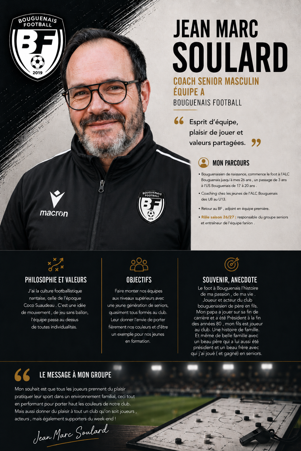 ⚽ Portraits de coachs – Saison 2026-2027. Episode 1 