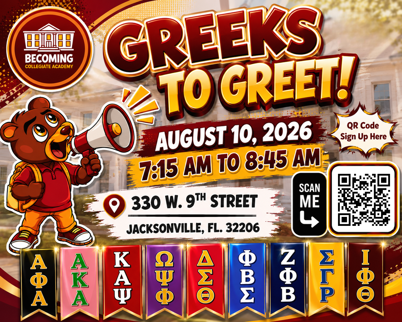 Greeks to Greet