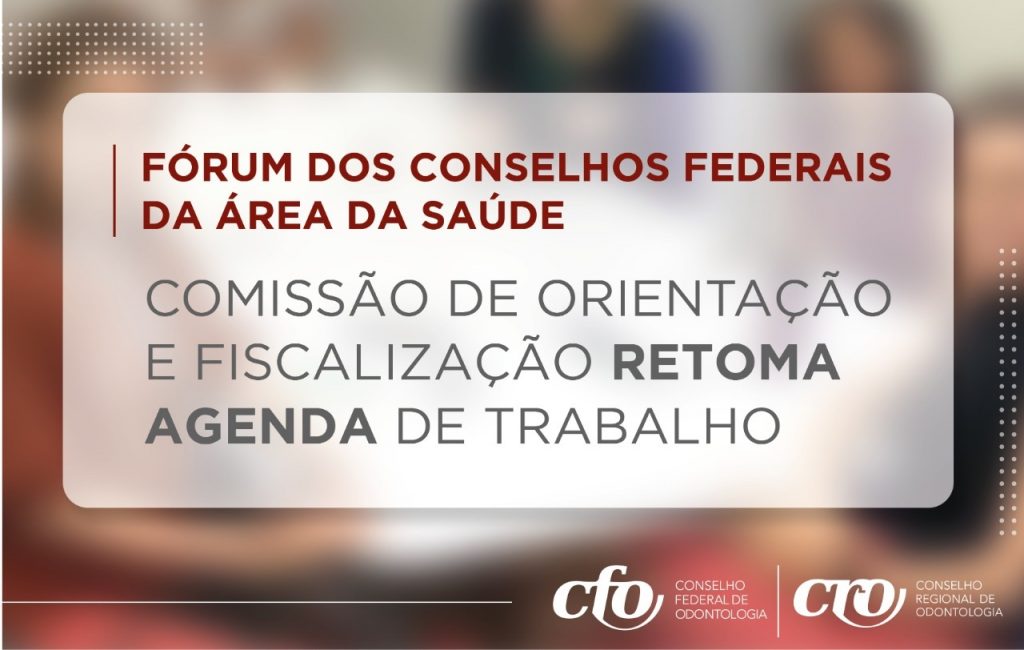 Comissão de Orientação e Fiscalização do Fórum dos Conselhos Federais da Área da Saúde retoma agenda de trabalho
