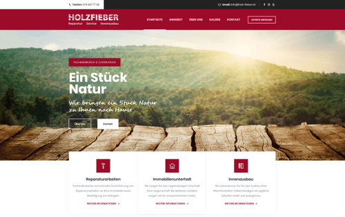 Firmenwebseite Schreiner