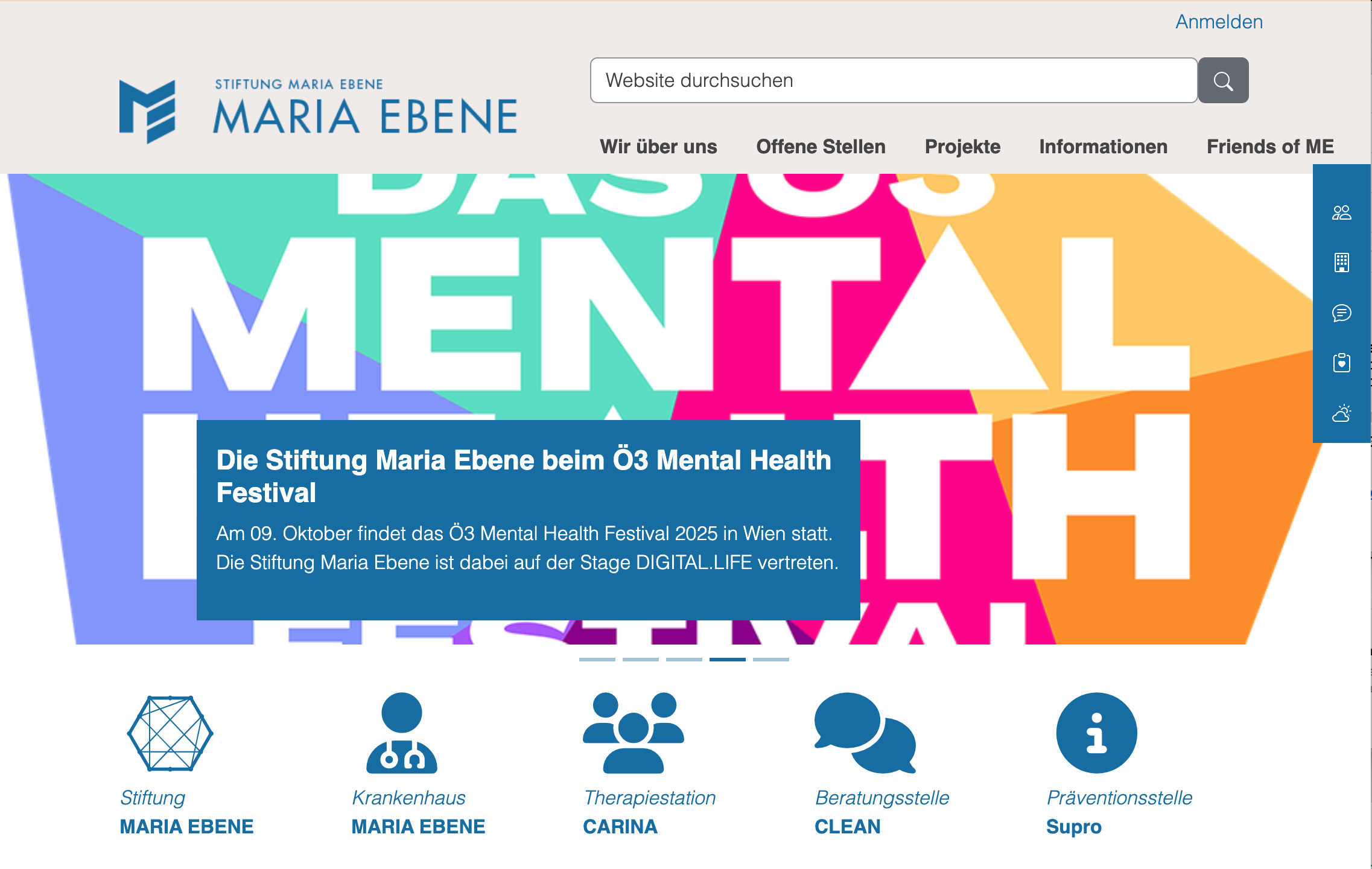 Ein lizenzfreies open-source CMS für eine Multisite Webportallösung der Stiftung Maria Ebene und aller Stellen.