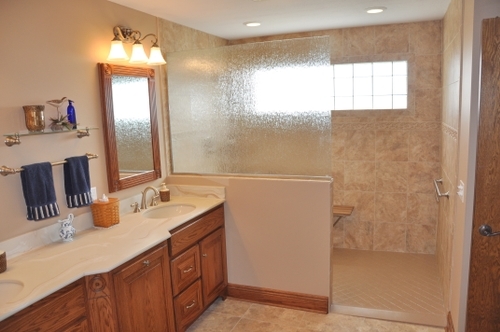 Bath Remodeled for Safety