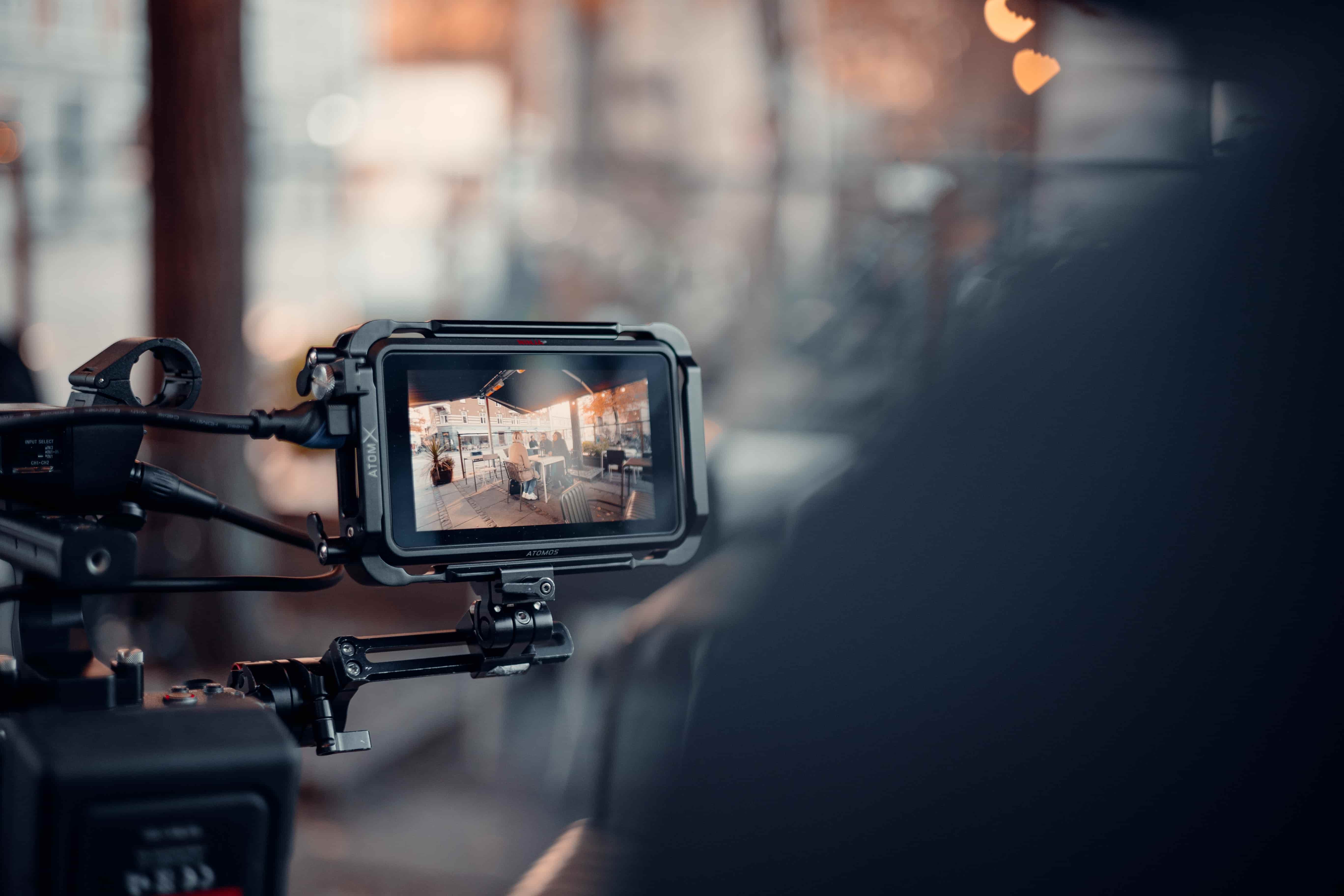 Bag kameraet på videoproduktion i København
