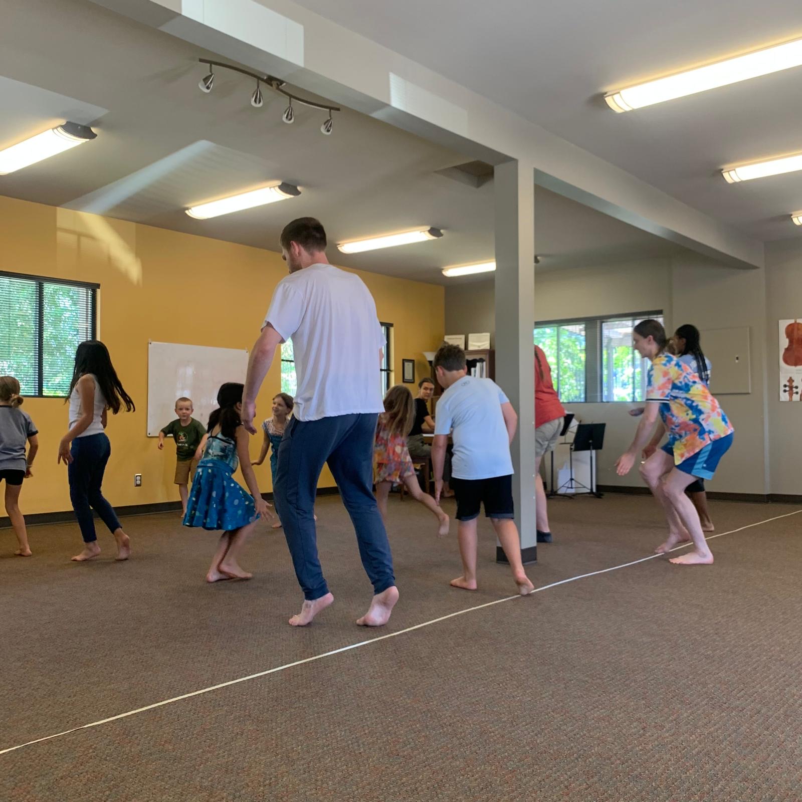 Dalcroze Music and Movement class at Rythmique Music School