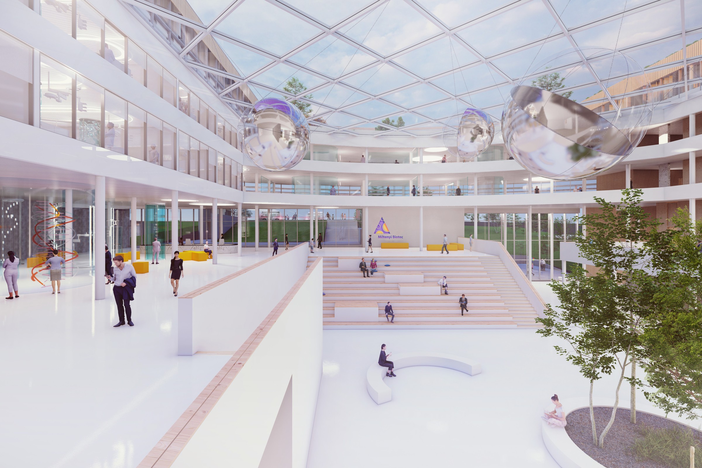 BSZ Besucherzentrum, Innenansicht