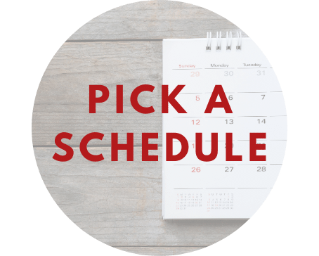 We offer a range of schedule for you to choose from! Full-day, weekend, morning, afternoon or evening classes, we've got it all!